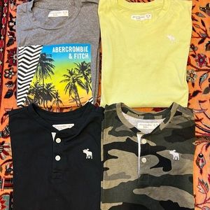 Boys Abercrombie Kids Bulk Listing 4 Tshirts Size 15/16